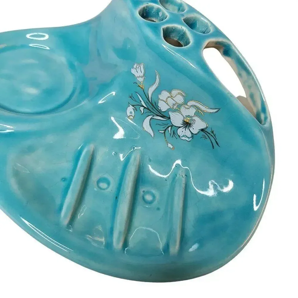 Vitrex Bath Accessories, Vintage 80s Toothbrush Soap Dish Cup Holder Combo Tray